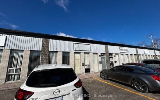 Small industrial unit in South Mississauga with one truck level door. Quick Access To Hwy. 427 & Qew.